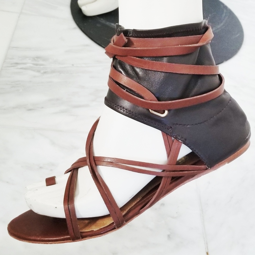 L.A.M.B leather Gladiator sandal